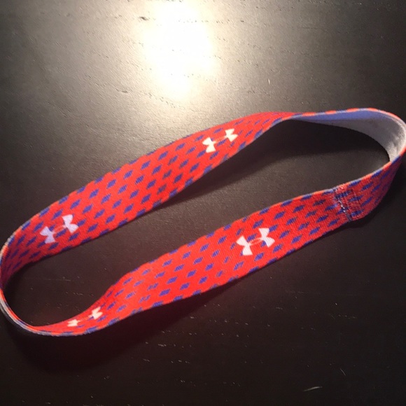 NWOT UA Headband - Red/Blue Diamonds - Picture 6 of 7